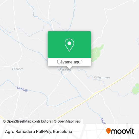 Mapa Agro Ramadera Pall-Pey