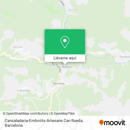 Mapa Cansaladeria-Embotits Artesans Can Rueda