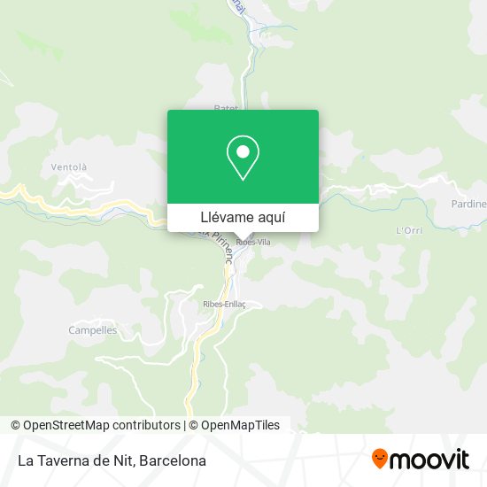 Mapa La Taverna de Nit