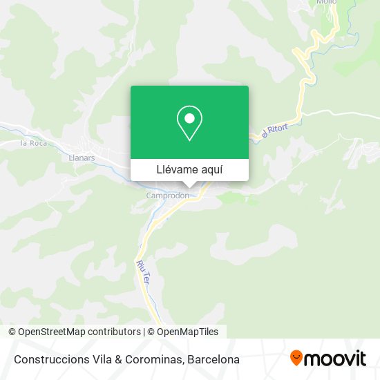 Mapa Construccions Vila & Corominas