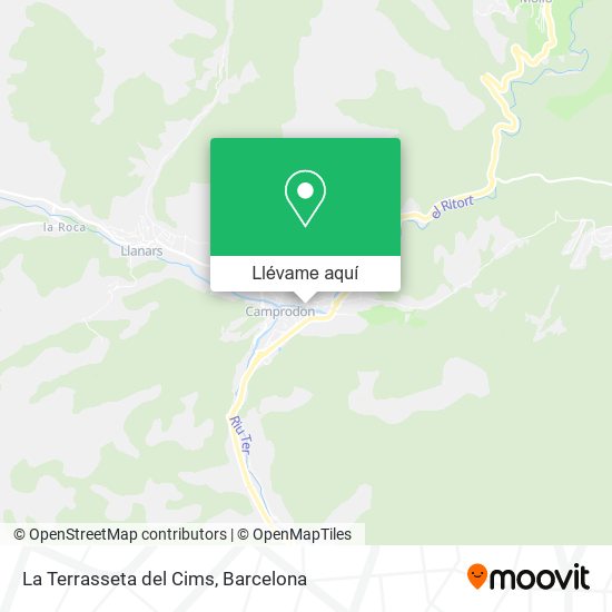 Mapa La Terrasseta del Cims
