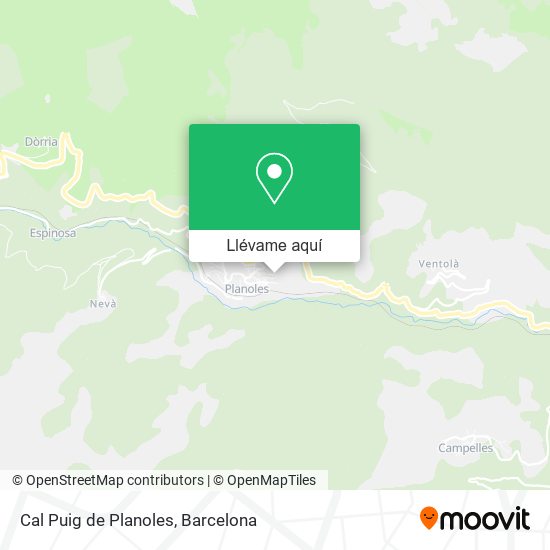 Mapa Cal Puig de Planoles