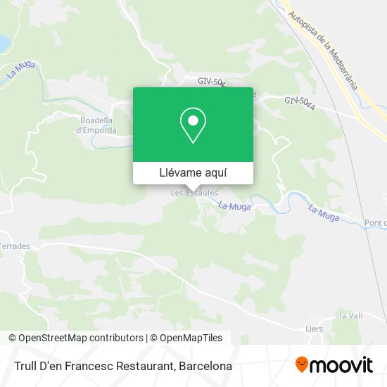 Mapa Trull D'en Francesc Restaurant