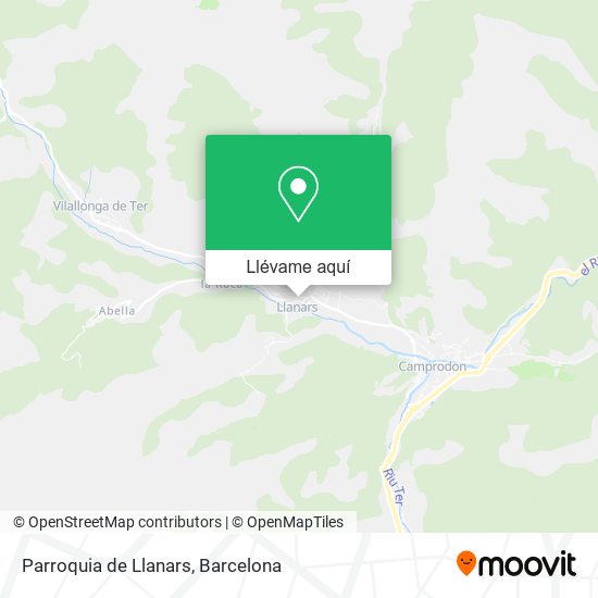 Mapa Parroquia de Llanars