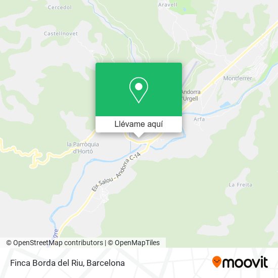 Mapa Finca Borda del Riu