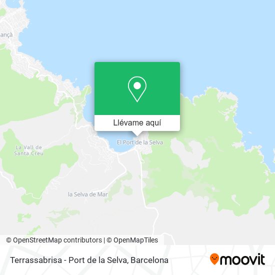 Mapa Terrassabrisa - Port de la Selva