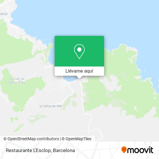 Mapa Restaurante L'Esclop