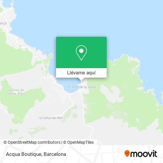 Mapa Acqua Boutique