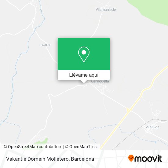 Mapa Vakantie Domein Molletero