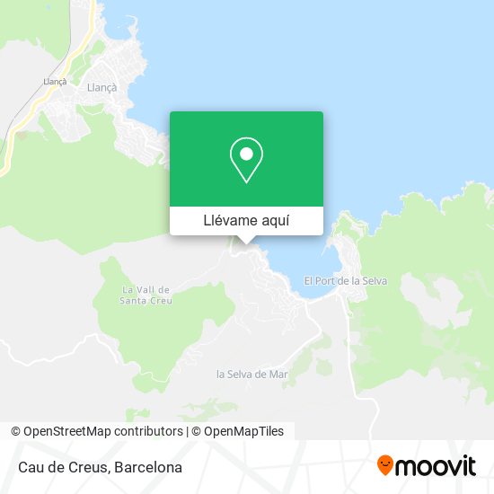 Mapa Cau de Creus