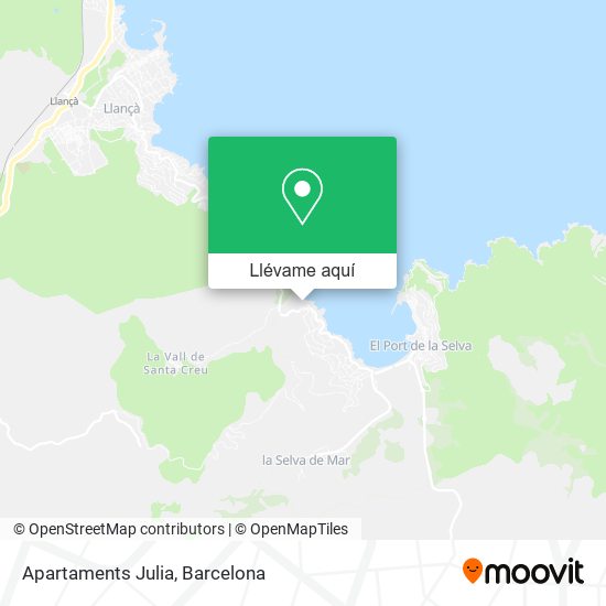 Mapa Apartaments Julia