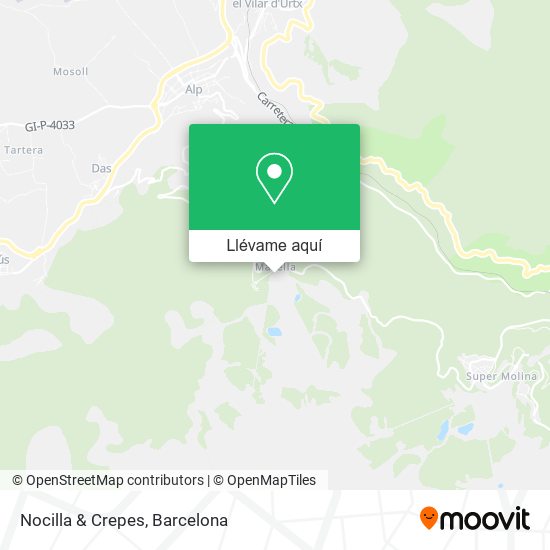 Mapa Nocilla & Crepes
