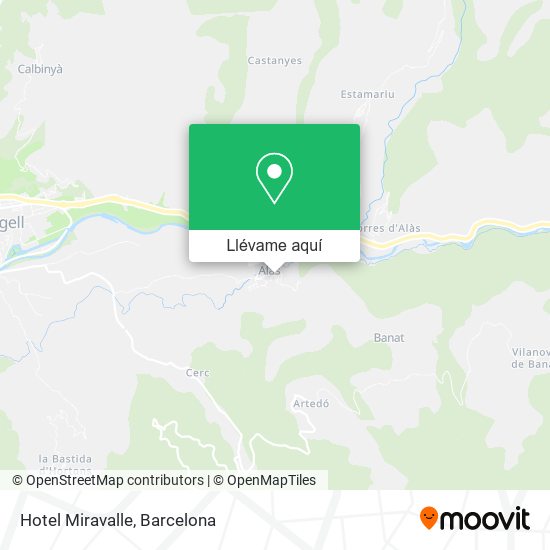 Mapa Hotel Miravalle