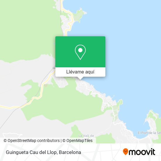 Mapa Guingueta Cau del Llop