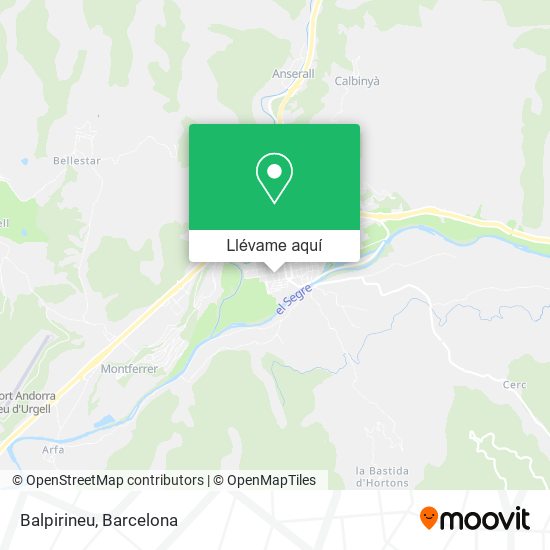 Mapa Balpirineu