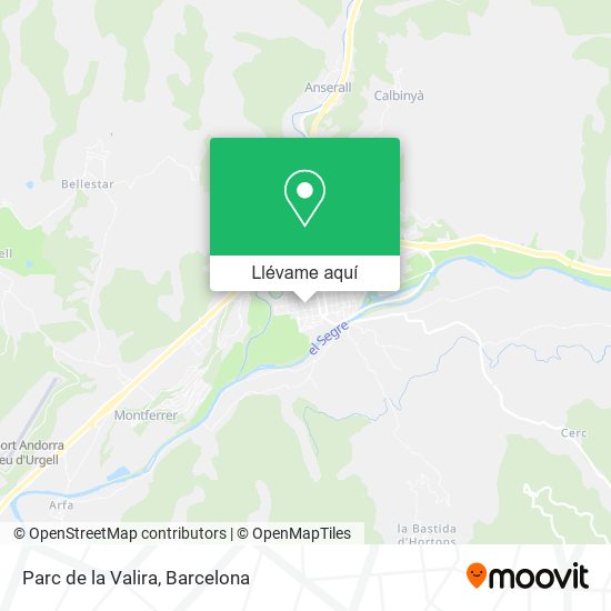 Mapa Parc de la Valira