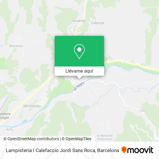 Mapa Lampisteria I Calefaccio Jordi Sans Roca