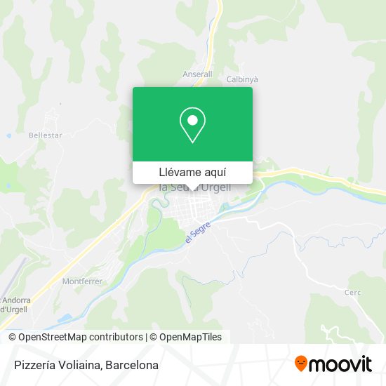 Mapa Pizzería Voliaina