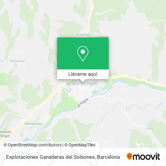 Mapa Explotaciones Ganaderas del Solsones