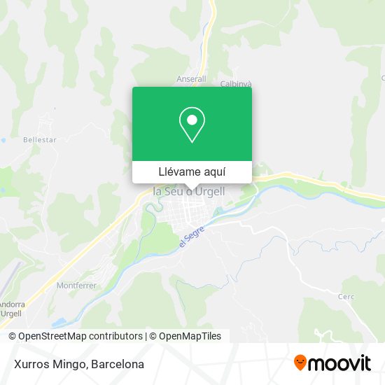 Mapa Xurros Mingo