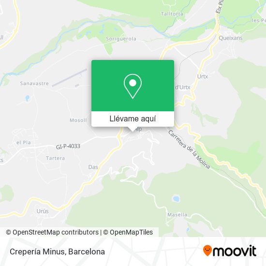 Mapa Crepería Minus