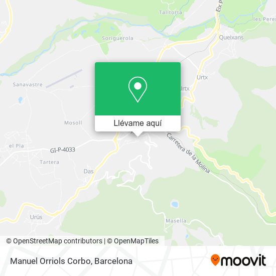 Mapa Manuel Orriols Corbo