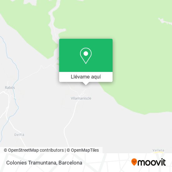 Mapa Colonies Tramuntana