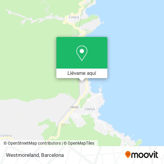 Mapa Westmoreland