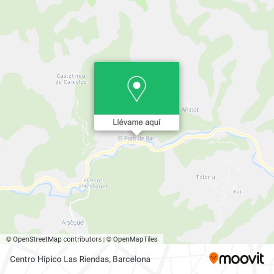 Mapa Centro Hípico Las Riendas