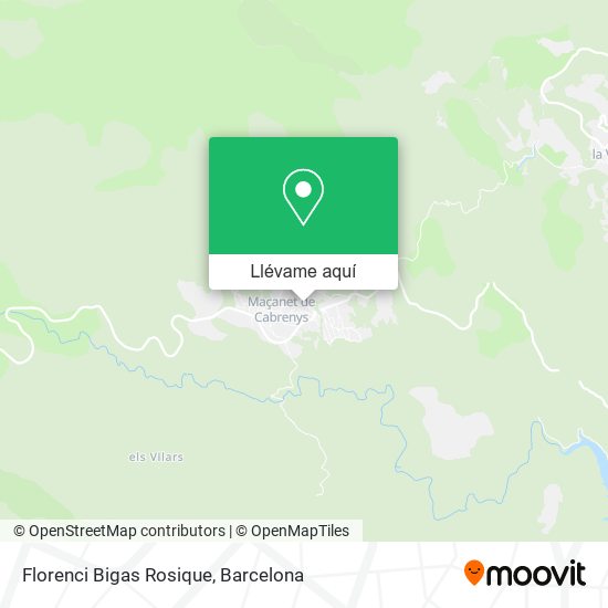Mapa Florenci Bigas Rosique