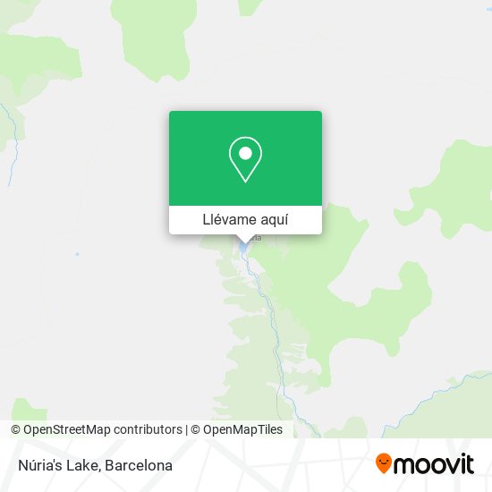 Mapa Núria's Lake