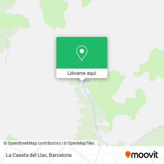 Mapa La Caseta del Llac