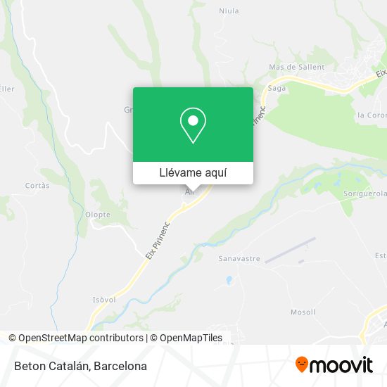 Mapa Beton Catalán