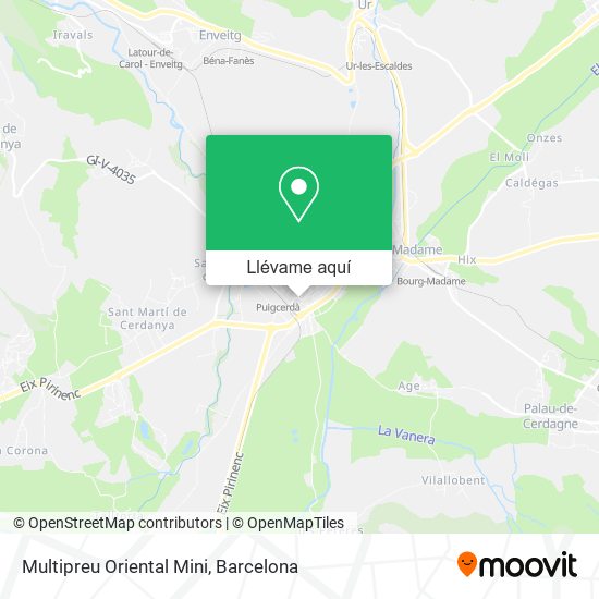 Mapa Multipreu Oriental Mini