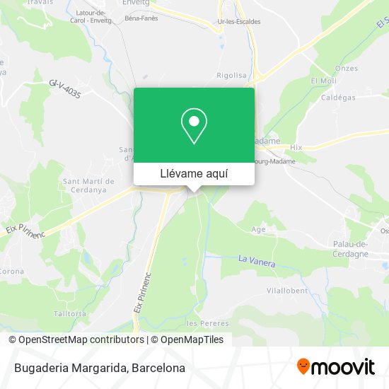 Mapa Bugaderia Margarida