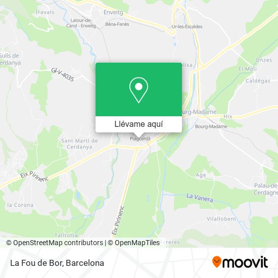 Mapa La Fou de Bor