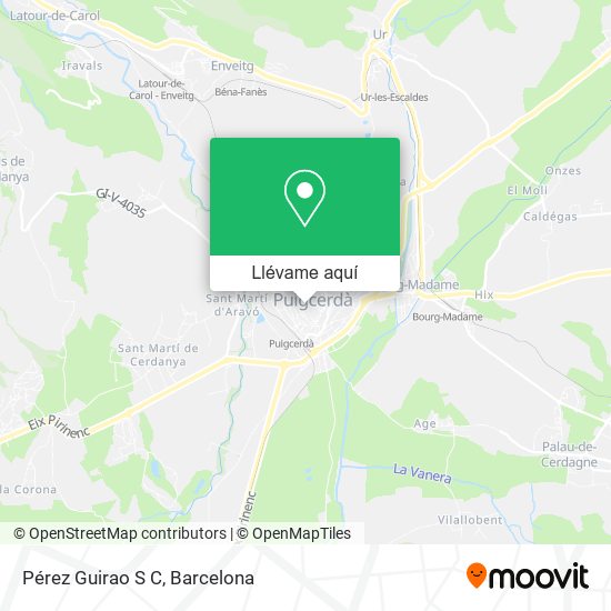 Mapa Pérez Guirao S C