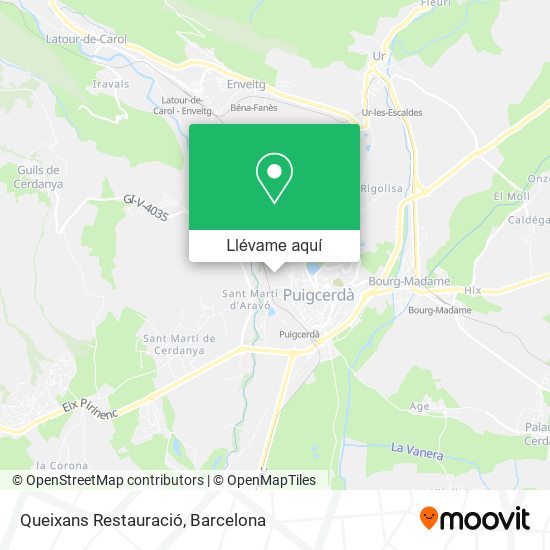 Mapa Queixans Restauració