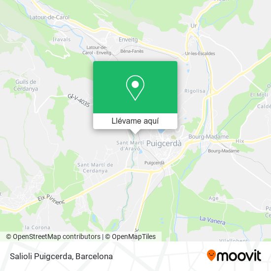 Mapa Salioli Puigcerda