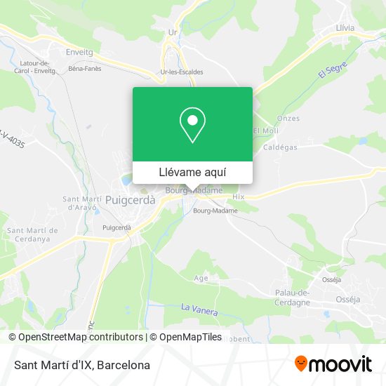 Mapa Sant Martí d'IX