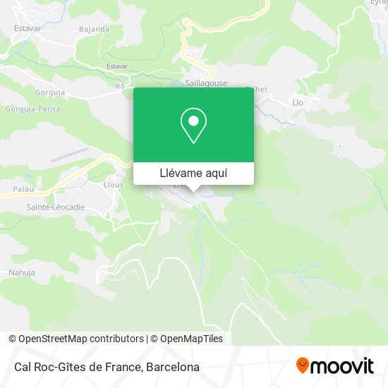 Mapa Cal Roc-Gîtes de France