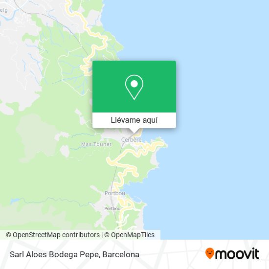Mapa Sarl Aloes Bodega Pepe