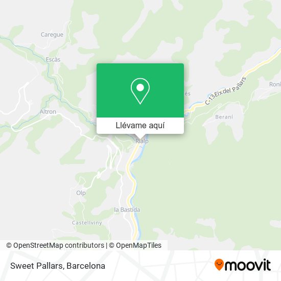 Mapa Sweet Pallars