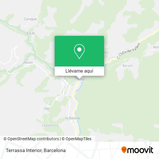 Mapa Terrassa Interior
