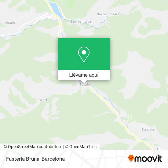 Mapa Fustería Bruna