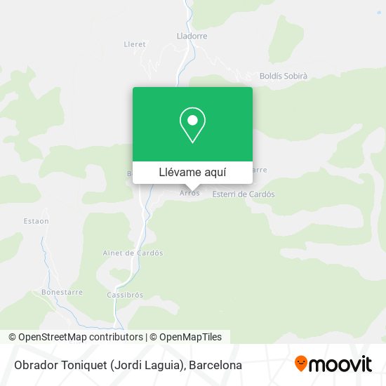 Mapa Obrador Toniquet (Jordi Laguia)