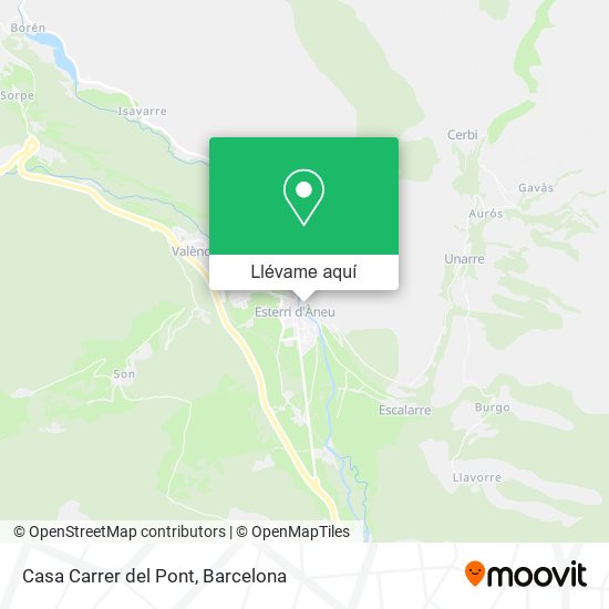 Mapa Casa Carrer del Pont