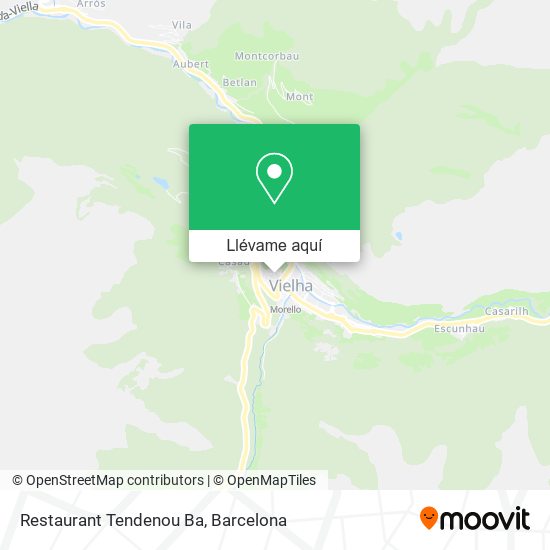 Mapa Restaurant Tendenou Ba