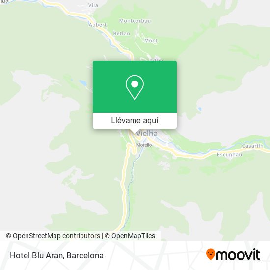 Mapa Hotel Blu Aran