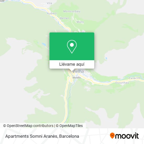 Mapa Apartments Somni Aranès